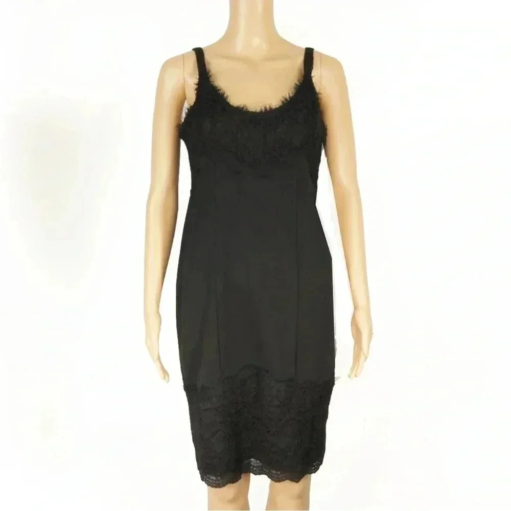 Alexia Admor Black Lace Cocktail Midi Dress